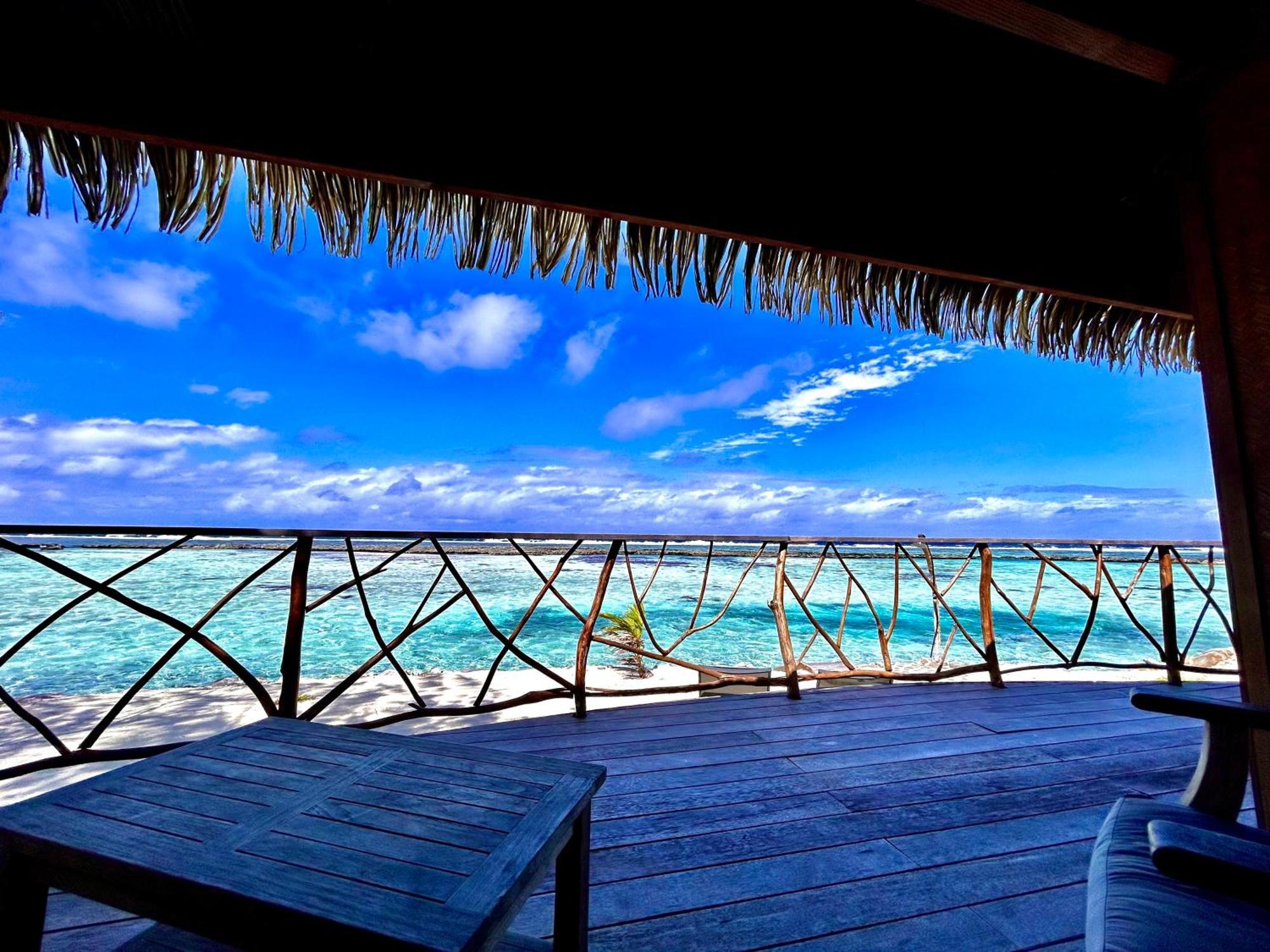 Eden Private Island Tahaa Hotel Patio  Exterior foto