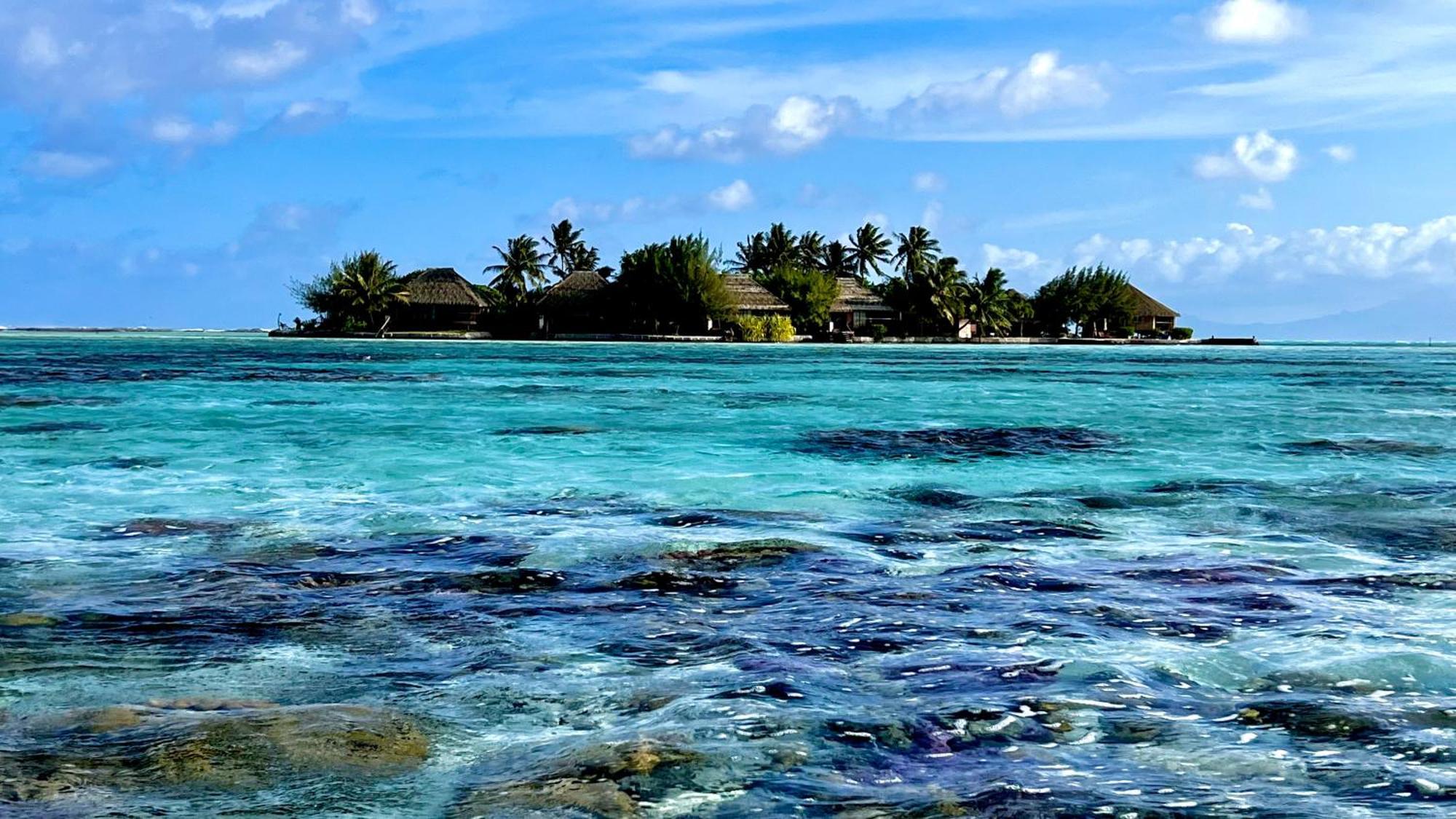 Eden Private Island Tahaa Hotel Patio  Exterior foto