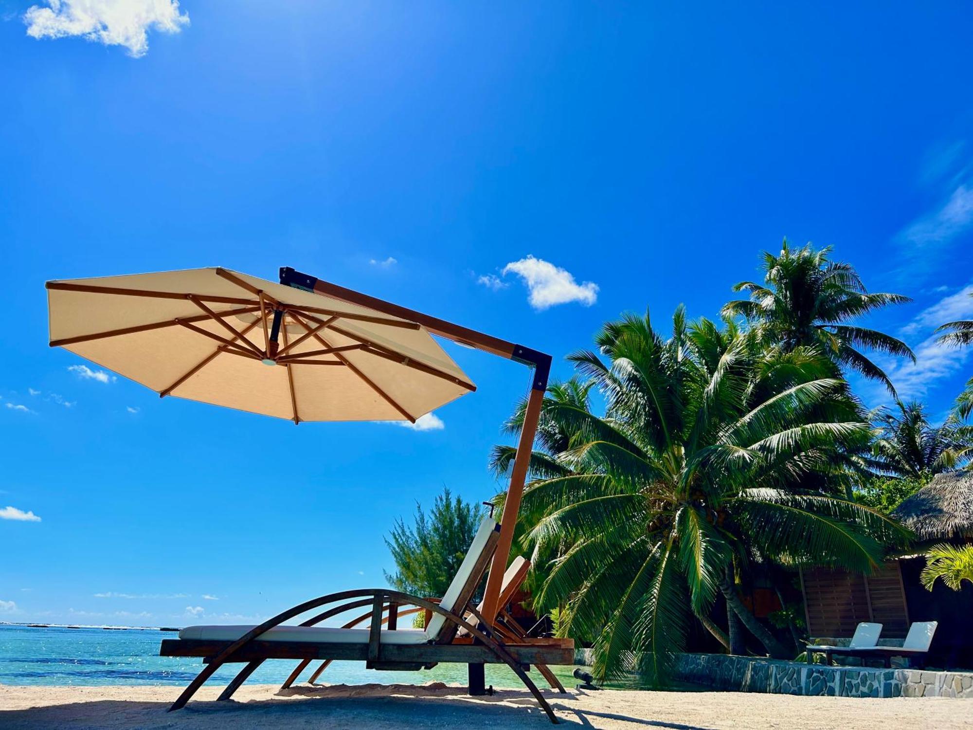 Eden Private Island Tahaa Hotel Patio  Exterior foto