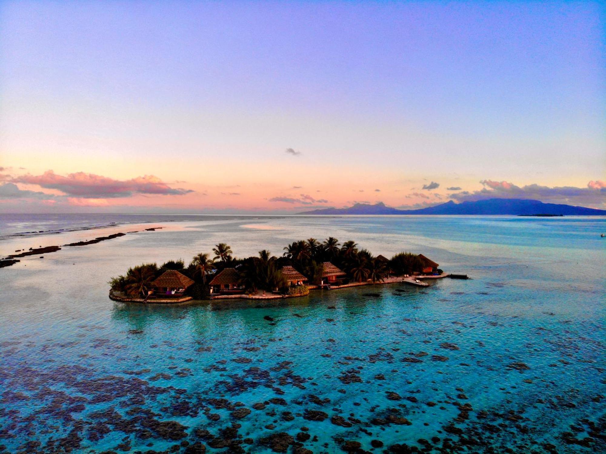 Eden Private Island Tahaa Hotel Patio  Exterior foto