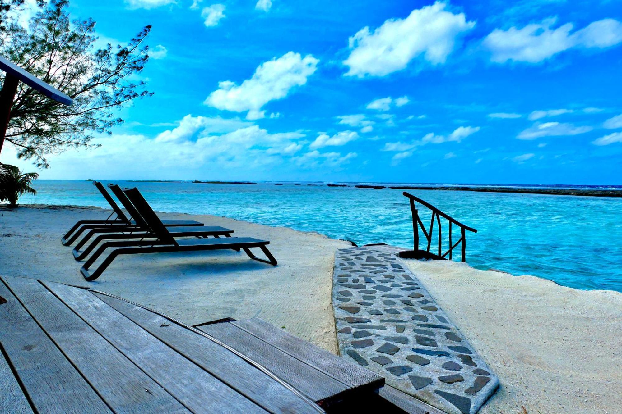 Eden Private Island Tahaa Hotel Patio  Exterior foto
