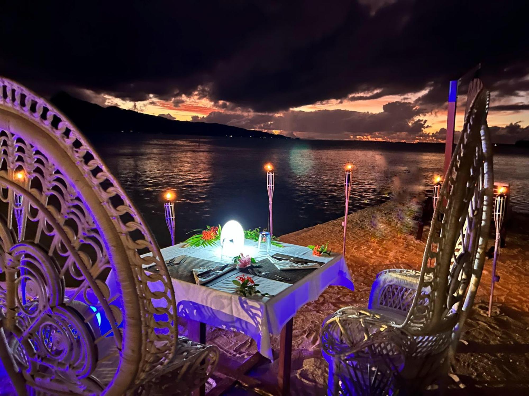 Eden Private Island Tahaa Hotel Patio  Exterior foto