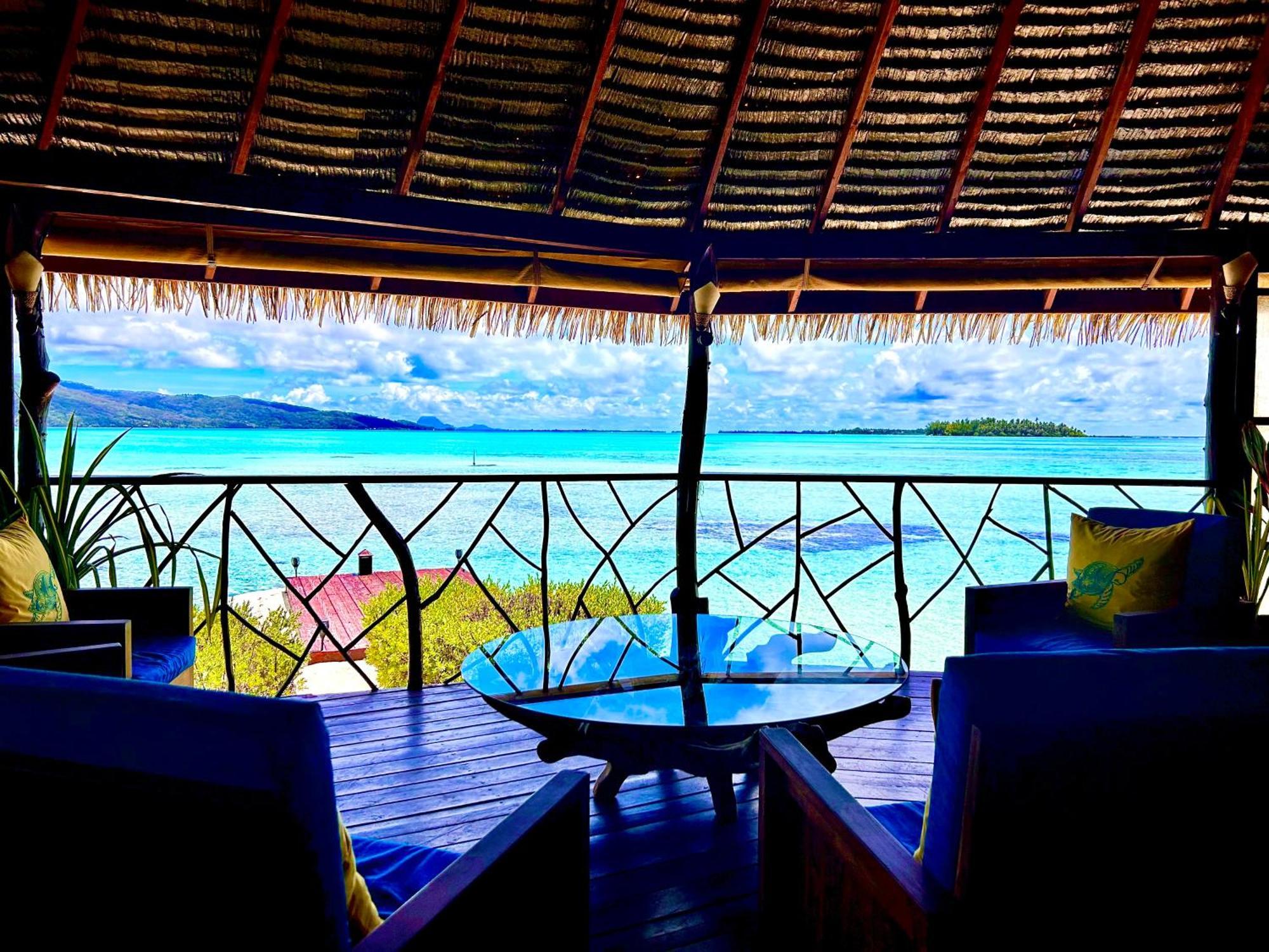 Eden Private Island Tahaa Hotel Patio  Exterior foto