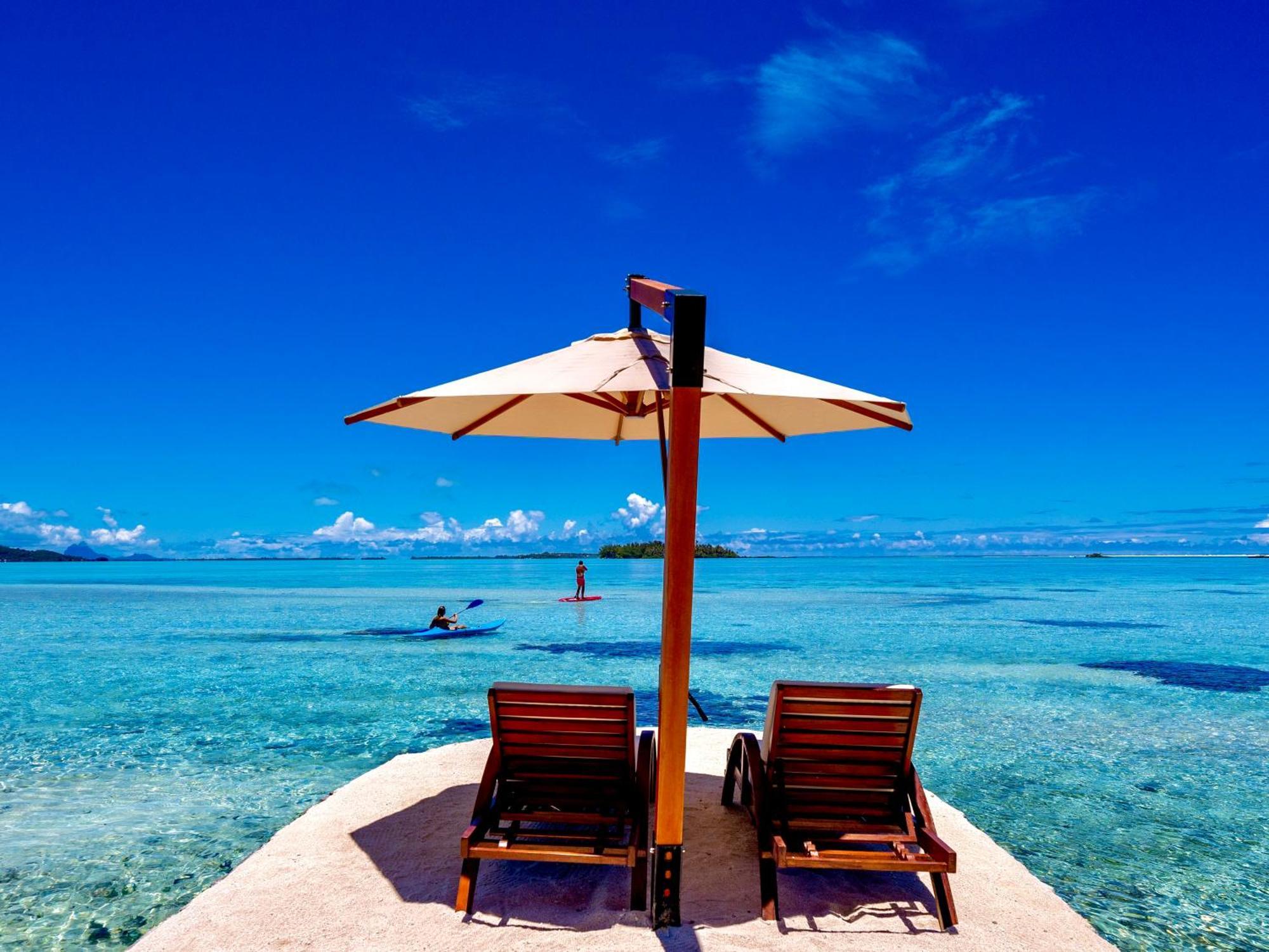 Eden Private Island Tahaa Hotel Patio  Exterior foto