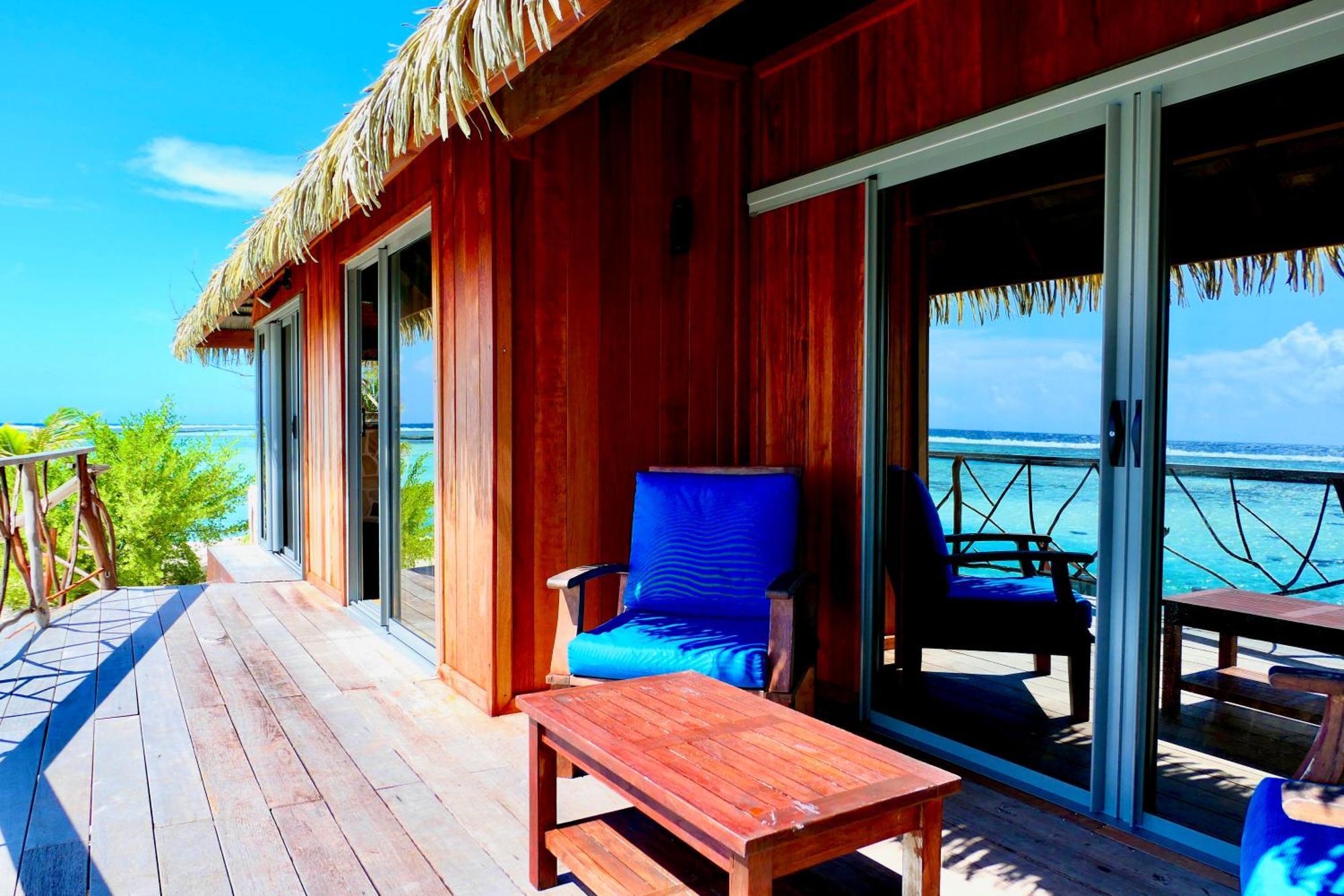 Eden Private Island Tahaa Hotel Patio  Exterior foto