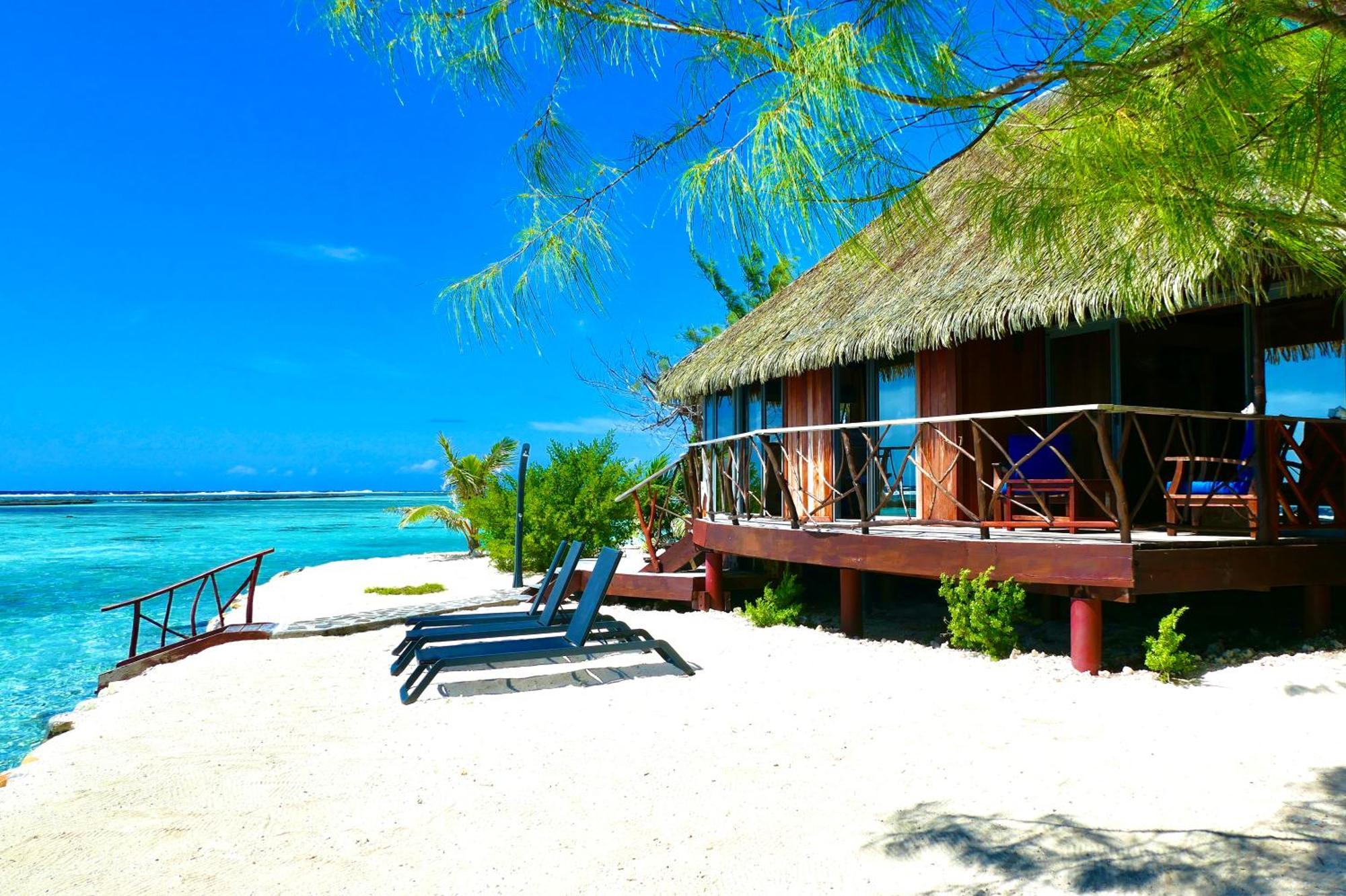 Eden Private Island Tahaa Hotel Patio  Exterior foto